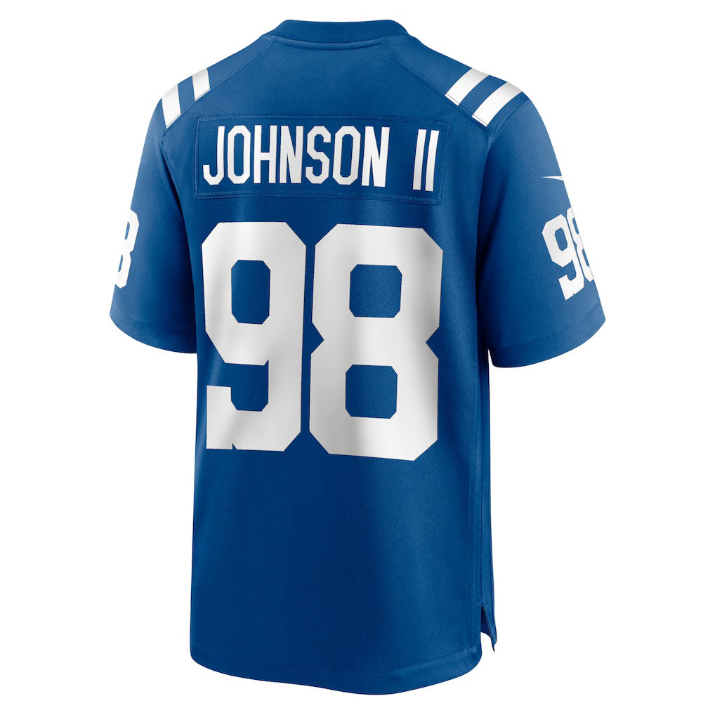 American Football Jersey | IN.Colts #98 Eric Johnson II Royal Team Game Football Stitched Jersey - image 1