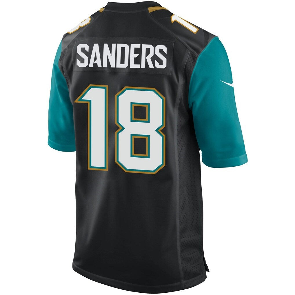 American Football Jersey | J.Jaguars #18 Ace Sanders Black Game Jersey - image 1