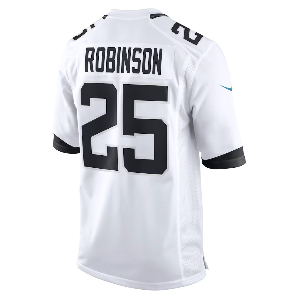 American Football Jersey | J.Jaguars #25 James Robinson White Game Jersey - image 1