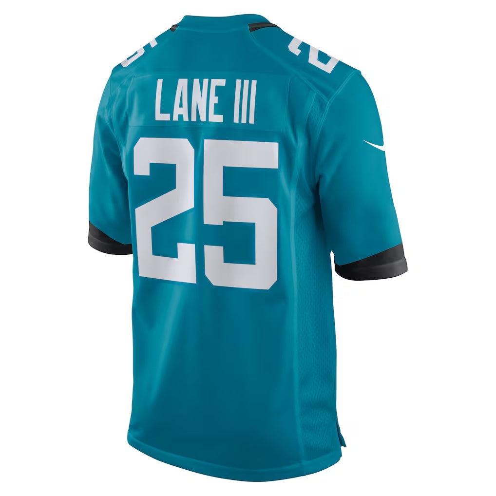 American Football Jersey | J.Jaguars #25 Rayuan Lane III Teal Team Game Jersey - image 1