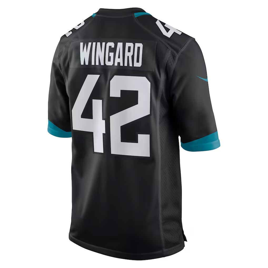 American Football Jersey | J.Jaguars #42 Andrew Wingard Black Alternate Game Jersey - image 1