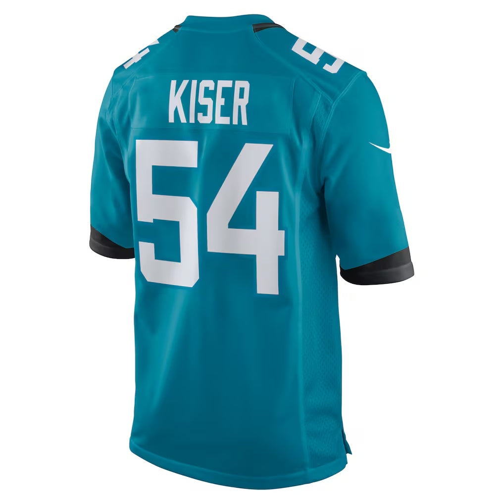 American Football Jersey | J.Jaguars #54 Jack Kiser Teal Team Game Jersey - image 1