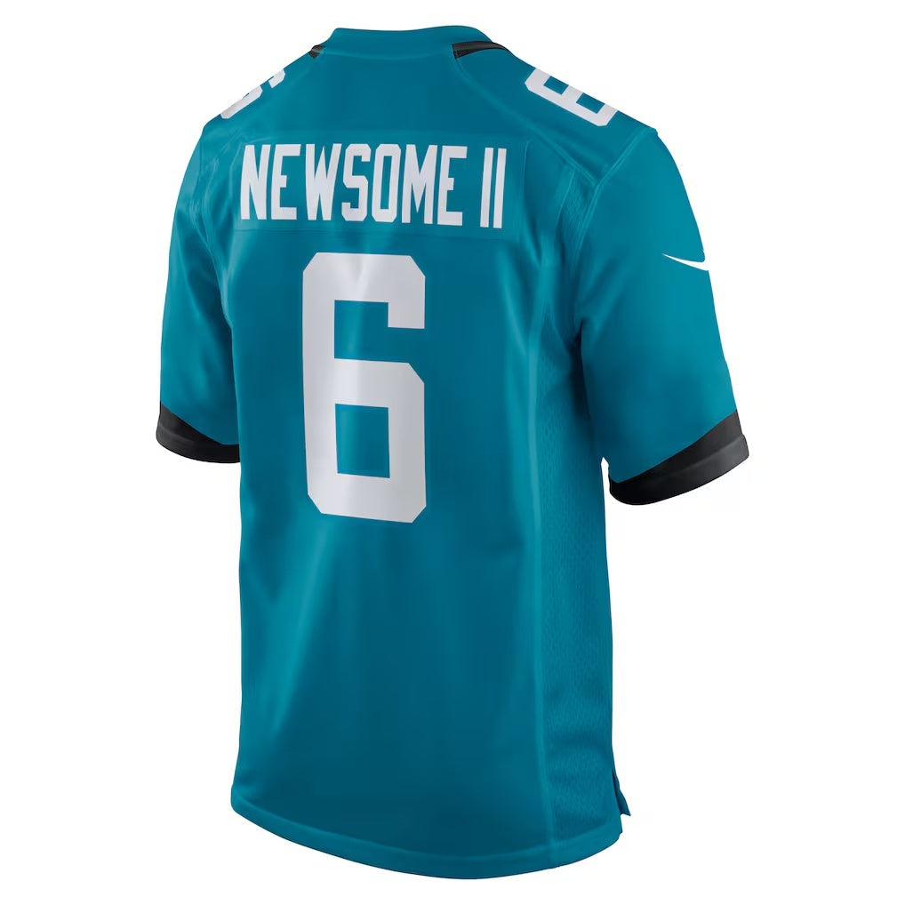 American Football Jersey | J.Jaguars #6 Greg Newsome II Teal Team Game Jersey - image 1