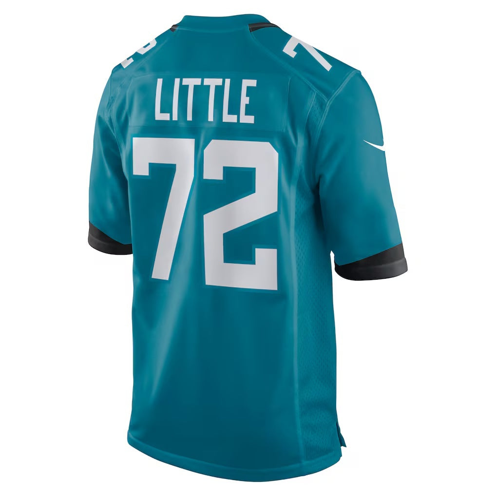 American Football Jersey | J.Jaguars #72 Walker Little Teal Game Jersey - image 1