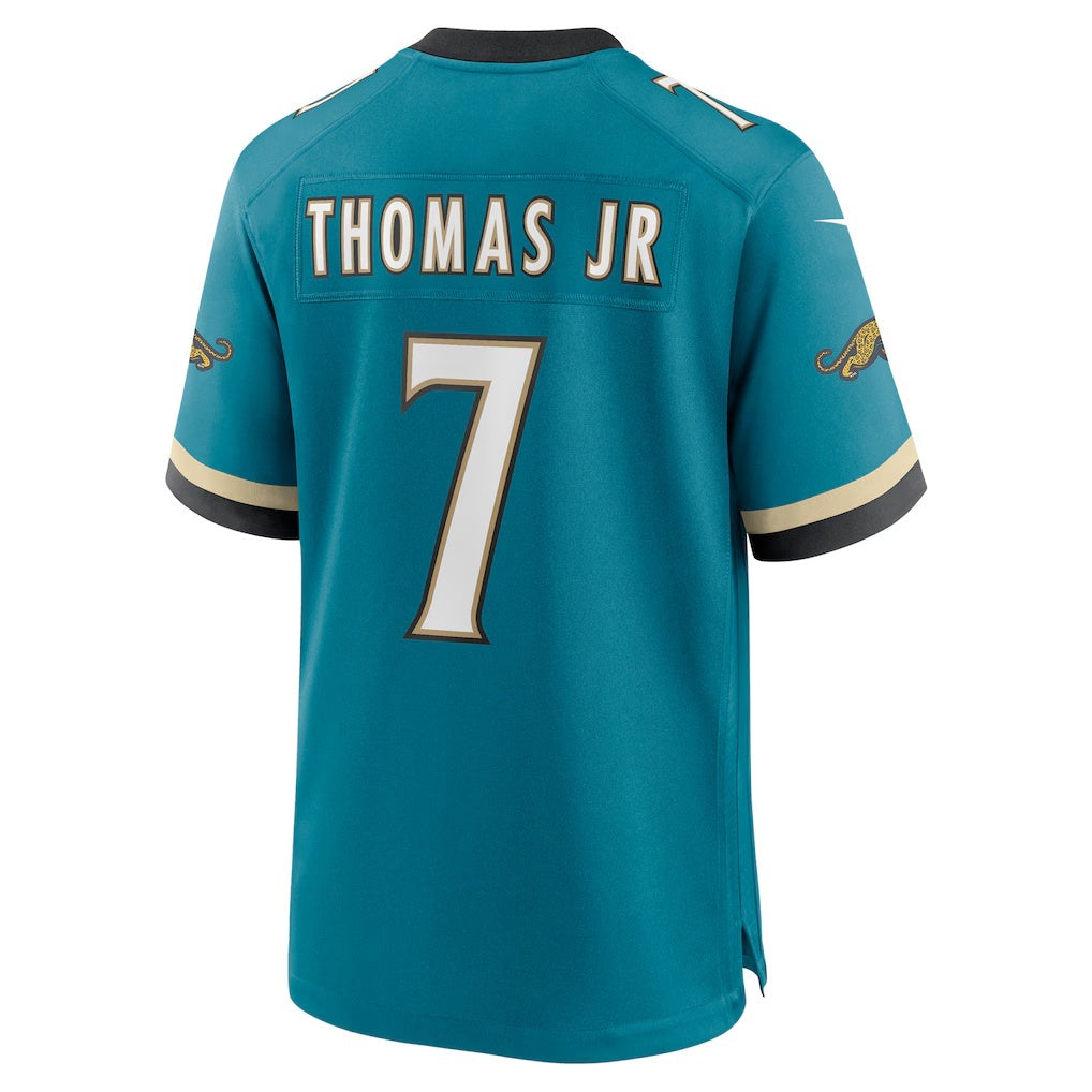 American Football Jersey | J.Jaguars #7 Brian Thomas Jr. Teal Alternate Game Jersey - image 1