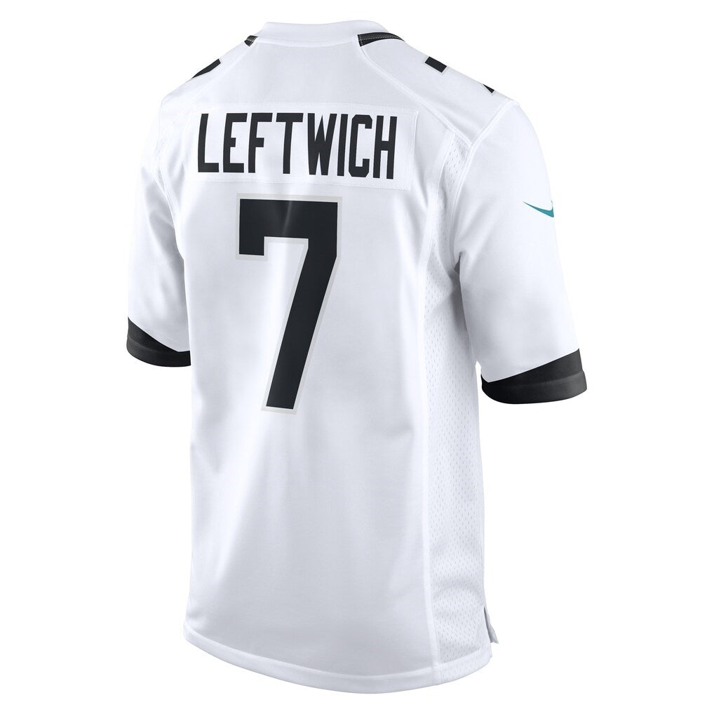 American Football Jersey | J.Jaguars #7 Byron Leftwich White Retired Player Game Jersey - image 1