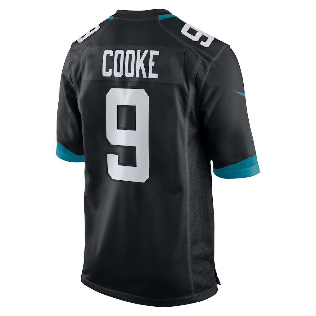 American Football Jersey | J.Jaguars #9 Logan Cooke Black Game Jersey - image 1