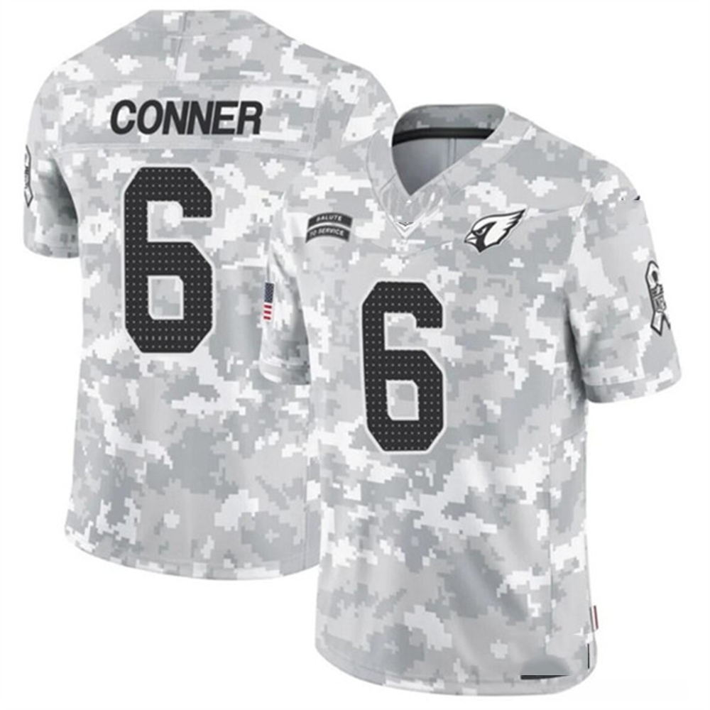 American Football Jersey | James Conner Cardinals #6 Camo Salute to Service F.U.S.E. Limited - image 1