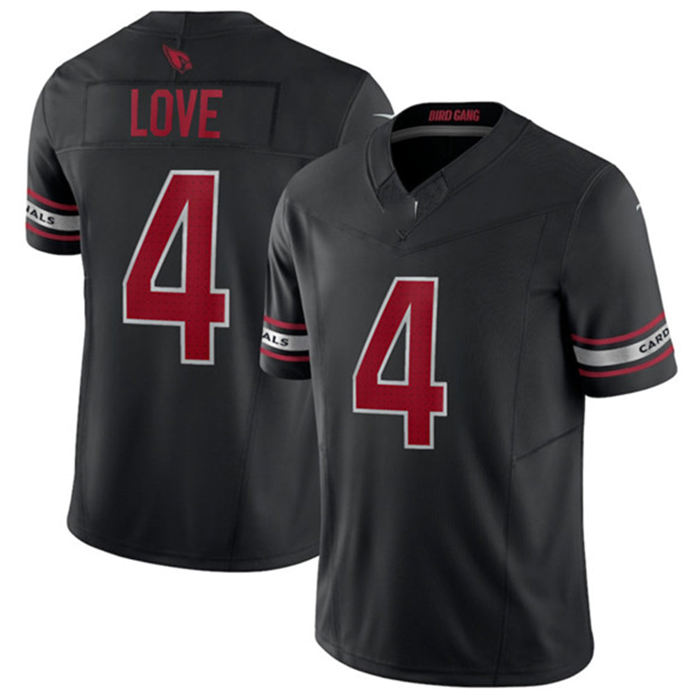 American Football Jersey | Jeremiyah Love Cardinals #4 Black F.U.S.E. Vapor Limited Stitched - image 1