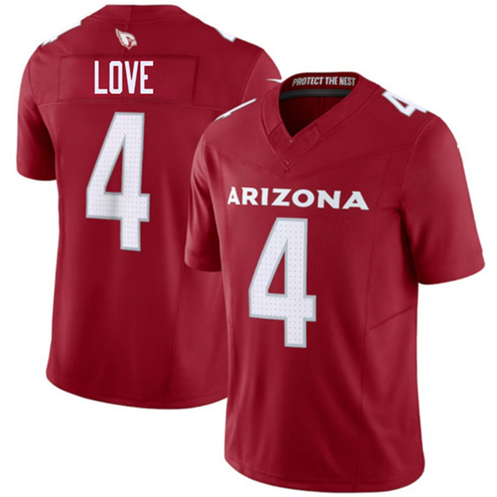 American Football Jersey | Jeremiyah Love Cardinals #4 Cardinal F.U.S.E. Vapor Limited Stitched - image 1