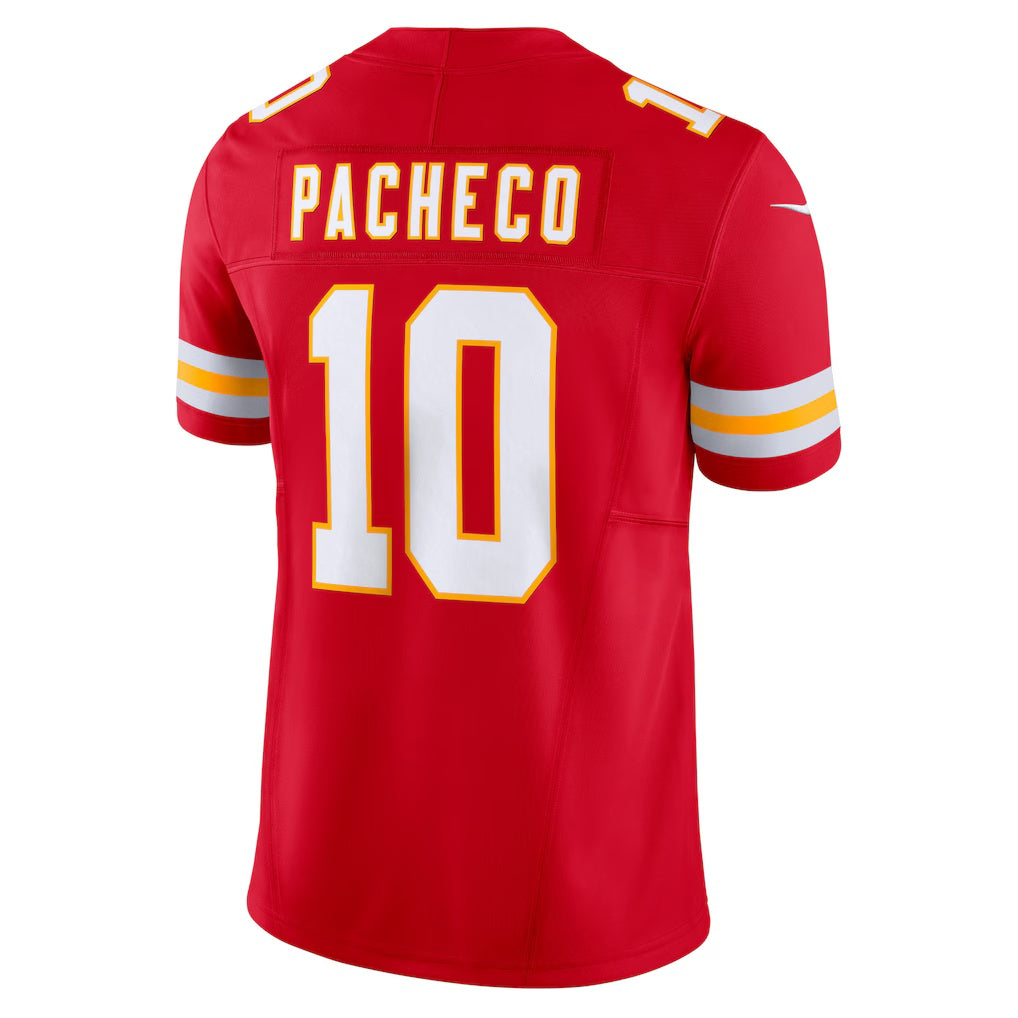 American Football Jersey | KC.Chiefs #10 Isiah Pacheco Red Vapor F.U.S.E. Limited Football Stitched Jersey - image 1