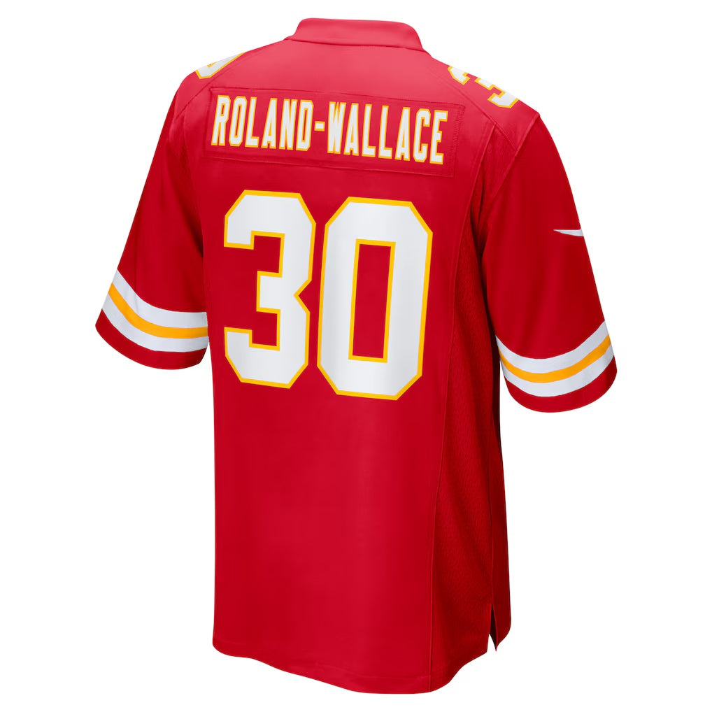 American Football Jersey | KC.Chiefs #30 Chris Roland-Wallace Red Game MAROU - image 1