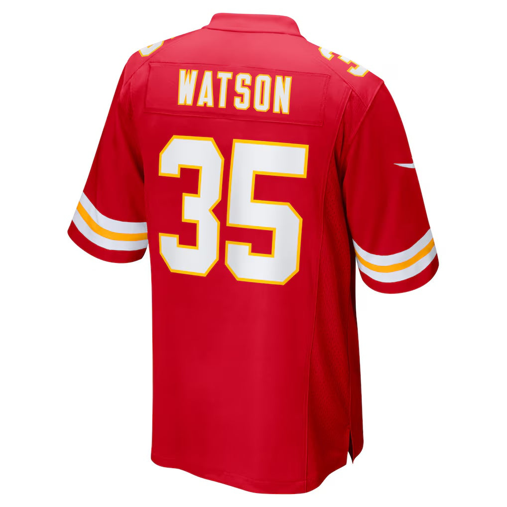 American Football Jersey | KC.Chiefs #35 Jaylen Watson Red Game Player MAROU - image 1