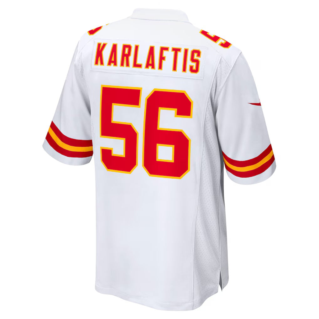 American Football Jersey | KC.Chiefs #56 George Karlaftis White Away Game Player MAROU - image 1