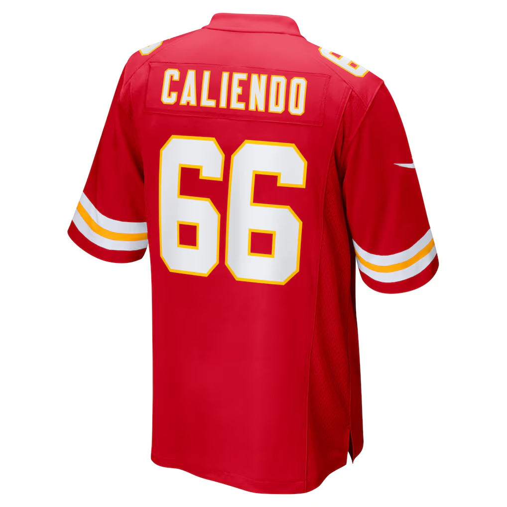 American Football Jersey | KC.Chiefs #66 Mike Caliendo Red Game Player MAROU - image 1