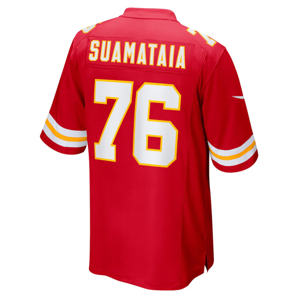 American Football Jersey | KC.Chiefs #76 Kingsley Suamataia Red Game MAROU - image 1