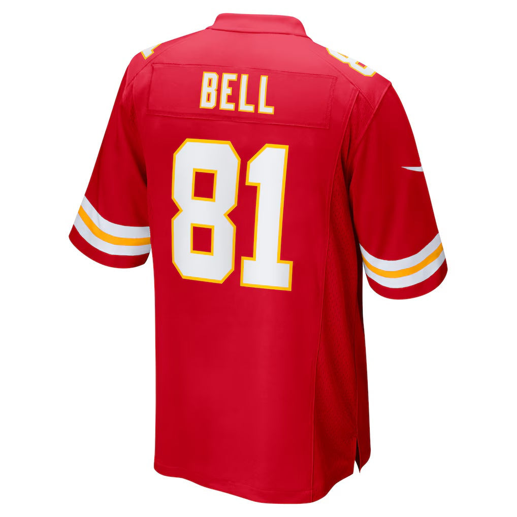 American Football Jersey | KC.Chiefs #81 Blake Bell Red Game Player MAROU - image 1