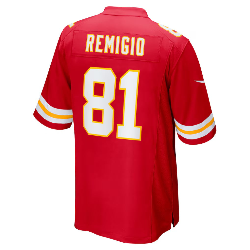 American Football Jersey | KC.Chiefs #81 Nikko Remigio Red Team Game MAROU - image 1