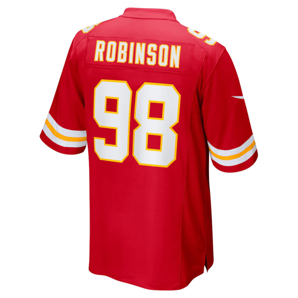 American Football Jersey | KC.Chiefs #98 Janarius Robinson Red Team Game MAROU - image 1