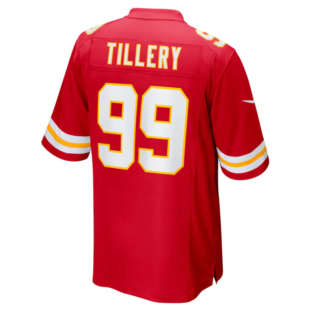 American Football Jersey | KC.Chiefs #99 Jerry Tillery Red Team Game MAROU - image 1