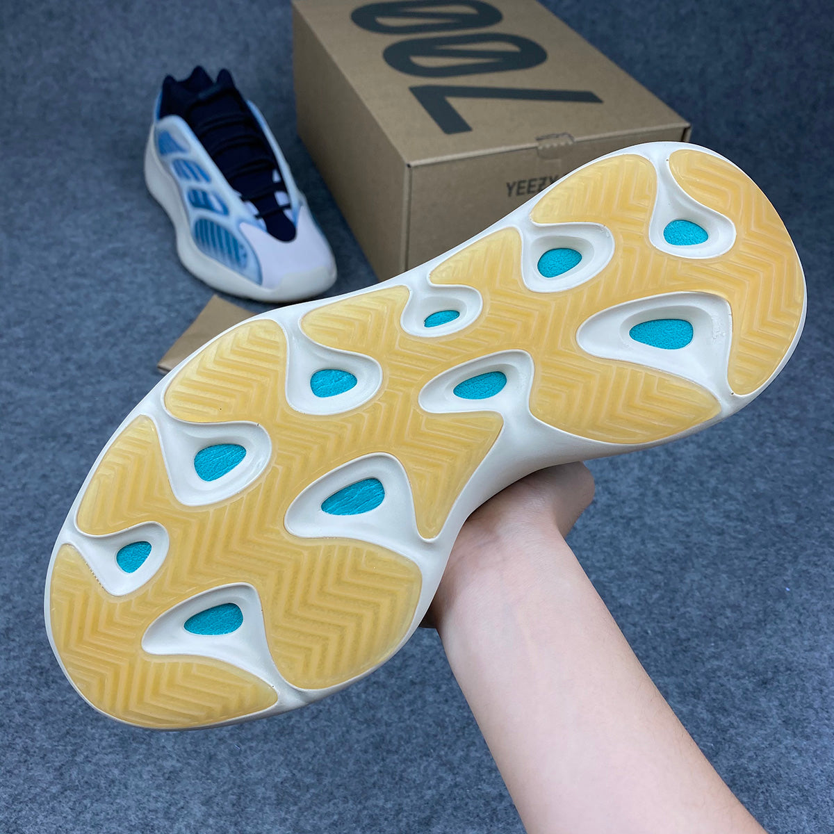 Yeezy 700 V3 Sneakers 'Kyanite' - product view 5