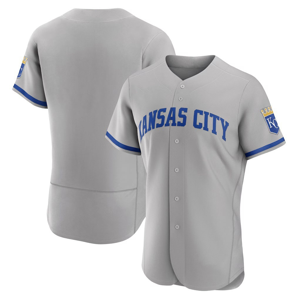 Baseball Jersey | Kansas City Royals Gray 2022 Road - image 1