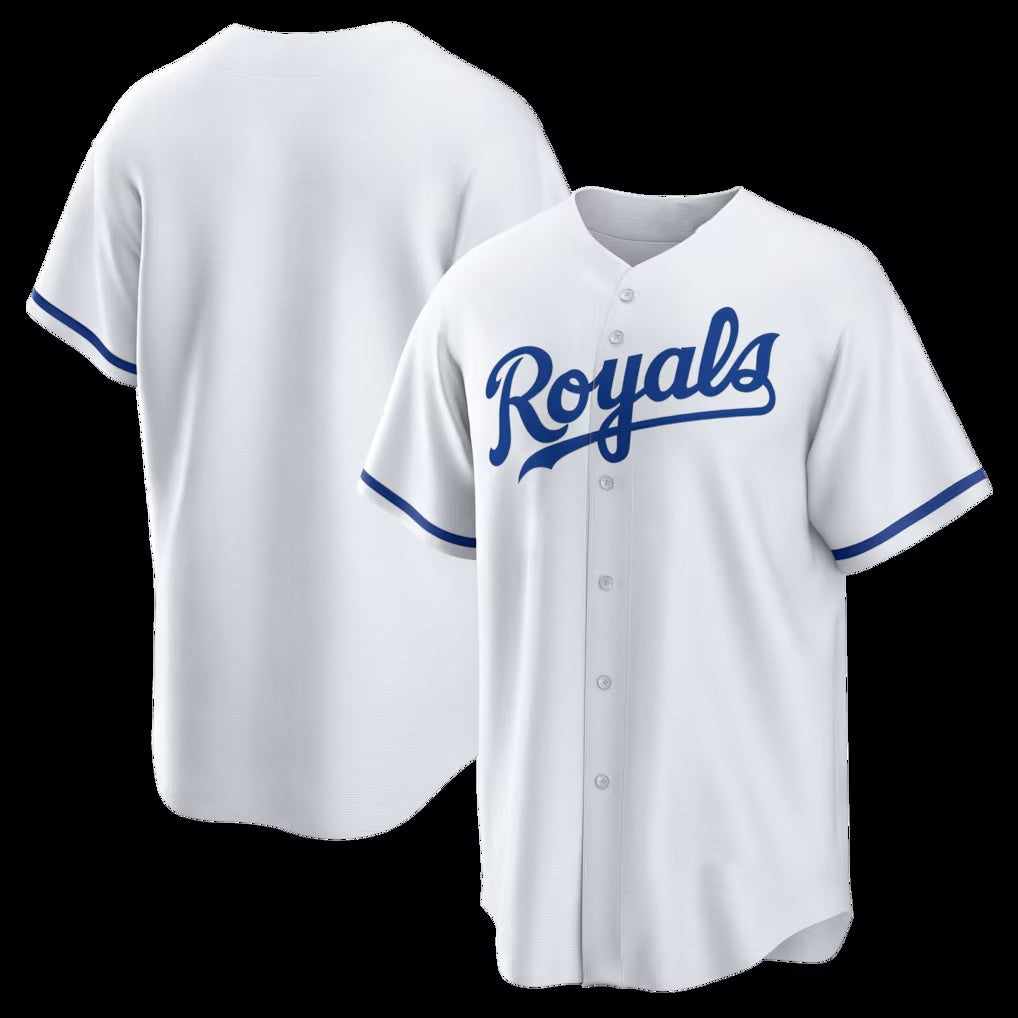 Baseball Jersey | Kansas City Royals White Home Big & Tall Replica - image 1