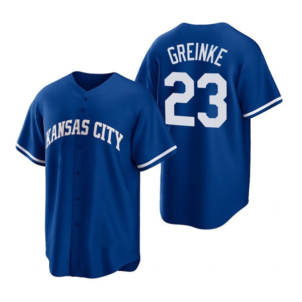 Baseball Jersey | Kansas City Royals #23 Zack Greinke Royal Stitched - image 1