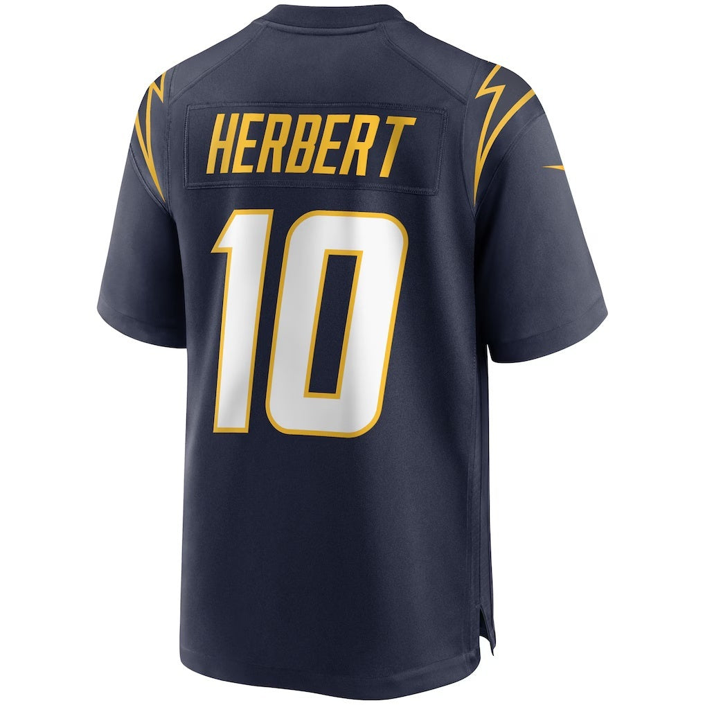 American Football Jersey | LA.Chargers #10 Justin Herbert Navy Alternate Game Jersey - image 1