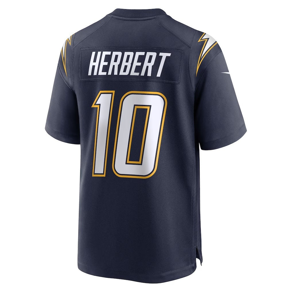 American Football Jersey | LA.Chargers #10 Justin Herbert Navy Alternate Super Chargers Game Player Jersey - image 1