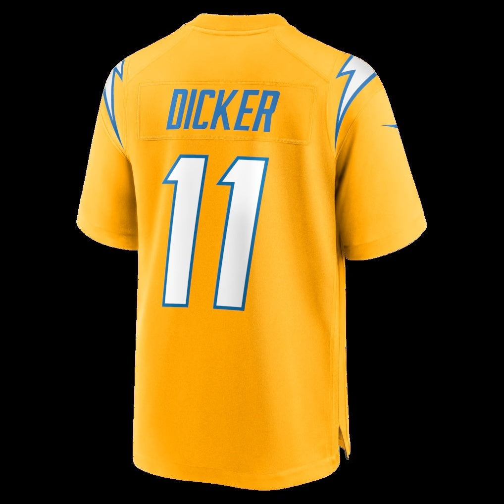 American Football Jersey | LA.Chargers #11 Cameron Dicker Gold Alternate Game Jersey - image 1