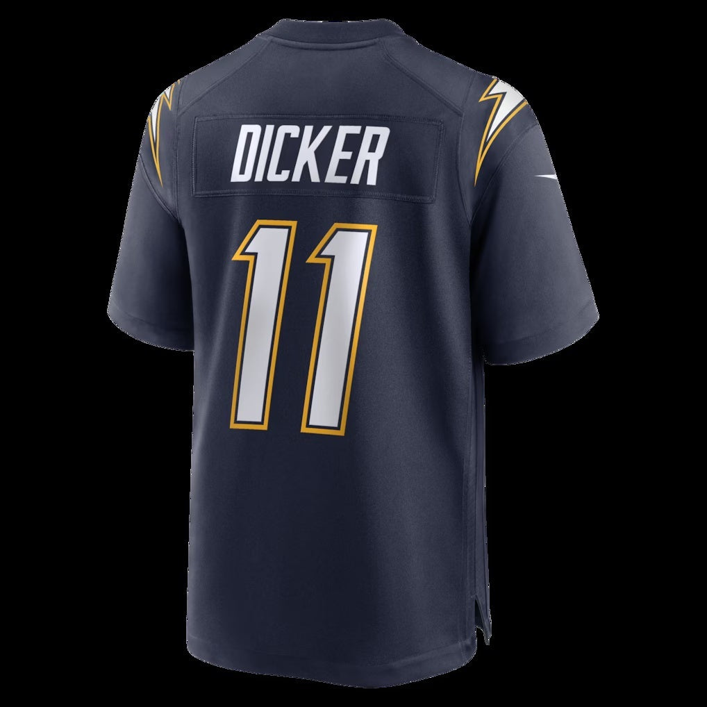 American Football Jersey | LA.Chargers #11 Cameron Dicker Navy Alternate Game Jersey - image 1