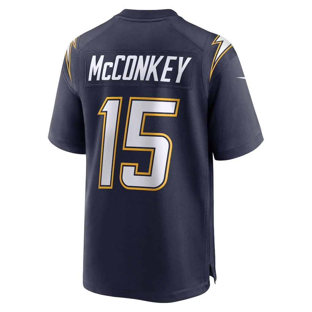 American Football Jersey | LA.Chargers #15 Ladd McConkey Navy Alternate Super Chargers Game Player Jersey - image 1