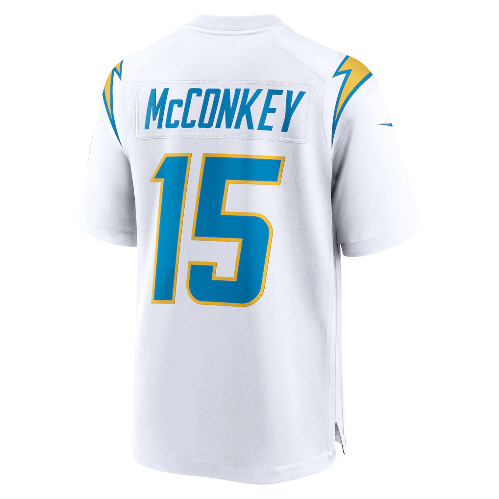 American Football Jersey | LA.Chargers #15 Ladd McConkey White Game Jersey - image 1