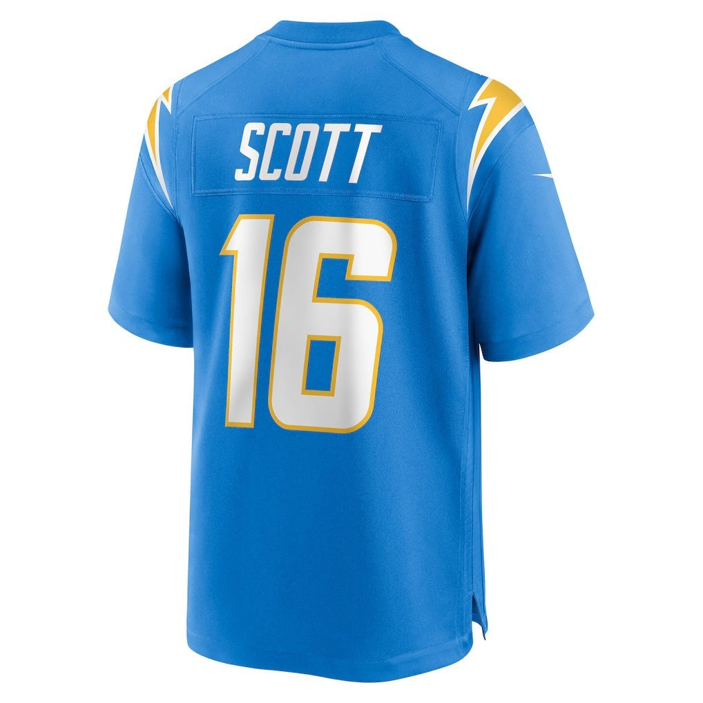 American Football Jersey | LA.Chargers #16 JK Scott Powder Blue Game Marou - image 1
