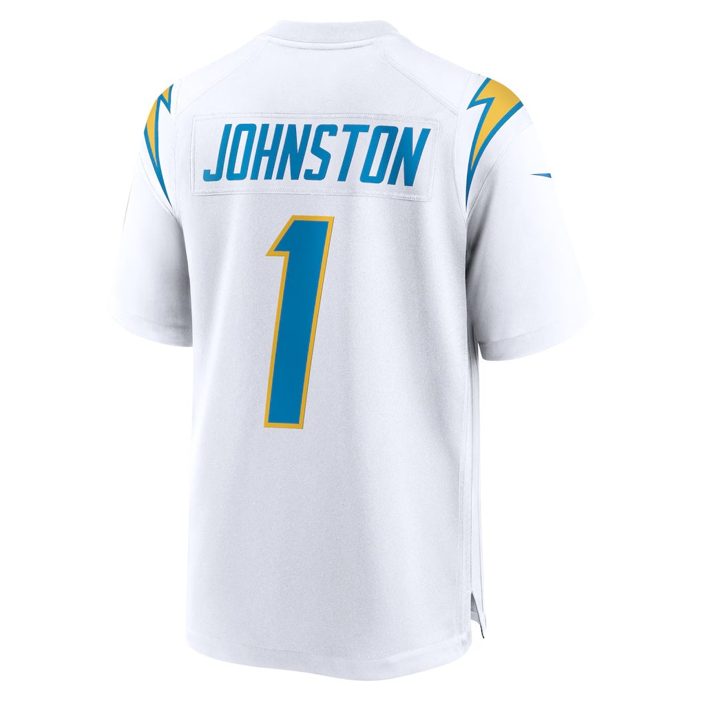 American Football Jersey | LA.Chargers #1 Quentin Johnston White Away Game Marou - image 1