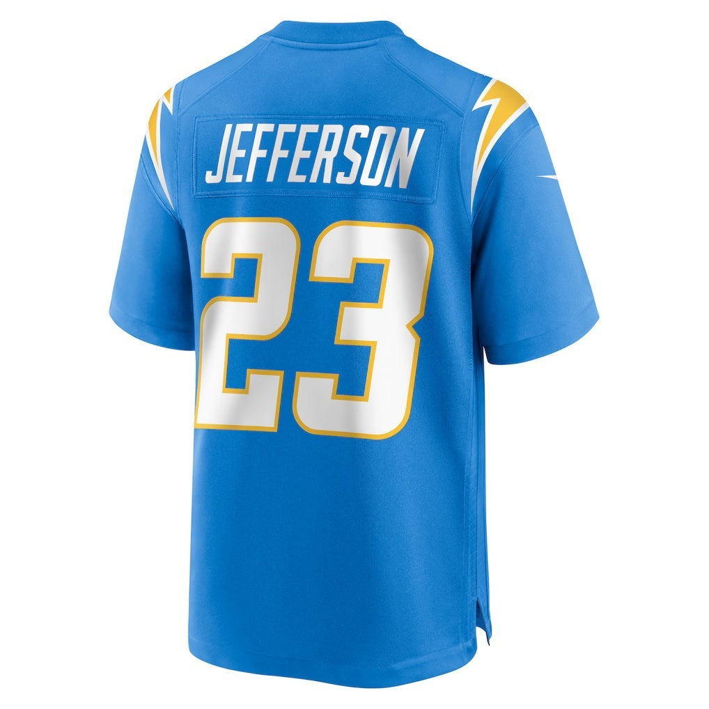 American Football Jersey | LA.Chargers #23 Tony Jefferson Powder Blue Team Game Marou - image 1