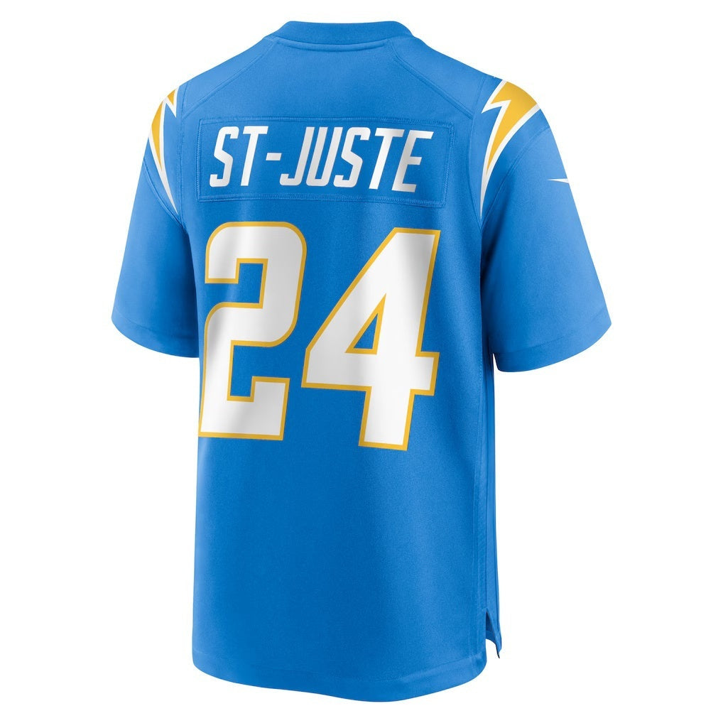 American Football Jersey | LA.Chargers #24 Benjamin St-Juste Powder Blue Team Game Marou - image 1