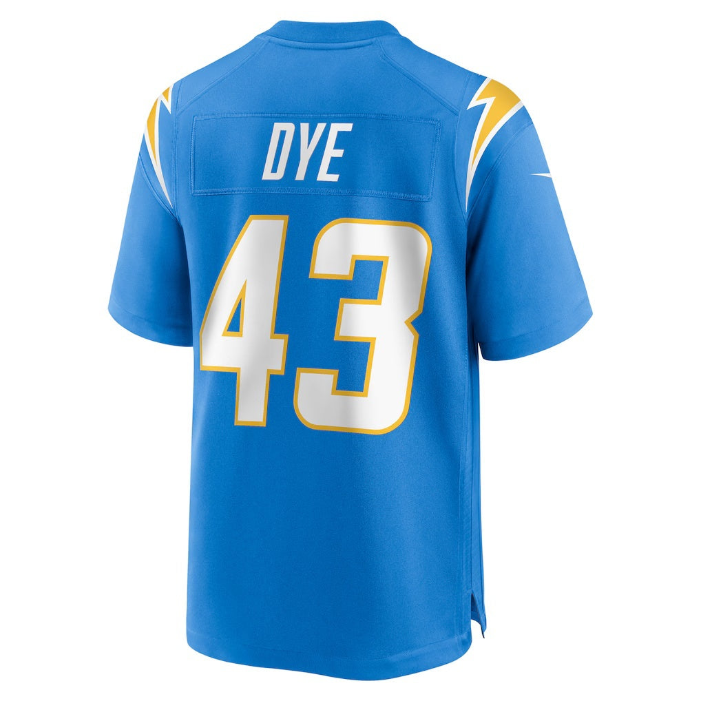American Football Jersey | LA.Chargers #43 Troy Dye Powder Blue Game Marou - image 1