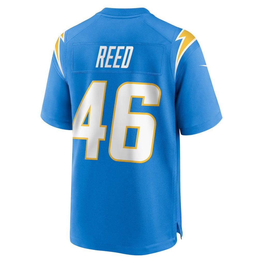 American Football Jersey | LA.Chargers #46 Nikko Reed Powder Blue Team Game Marou - image 1