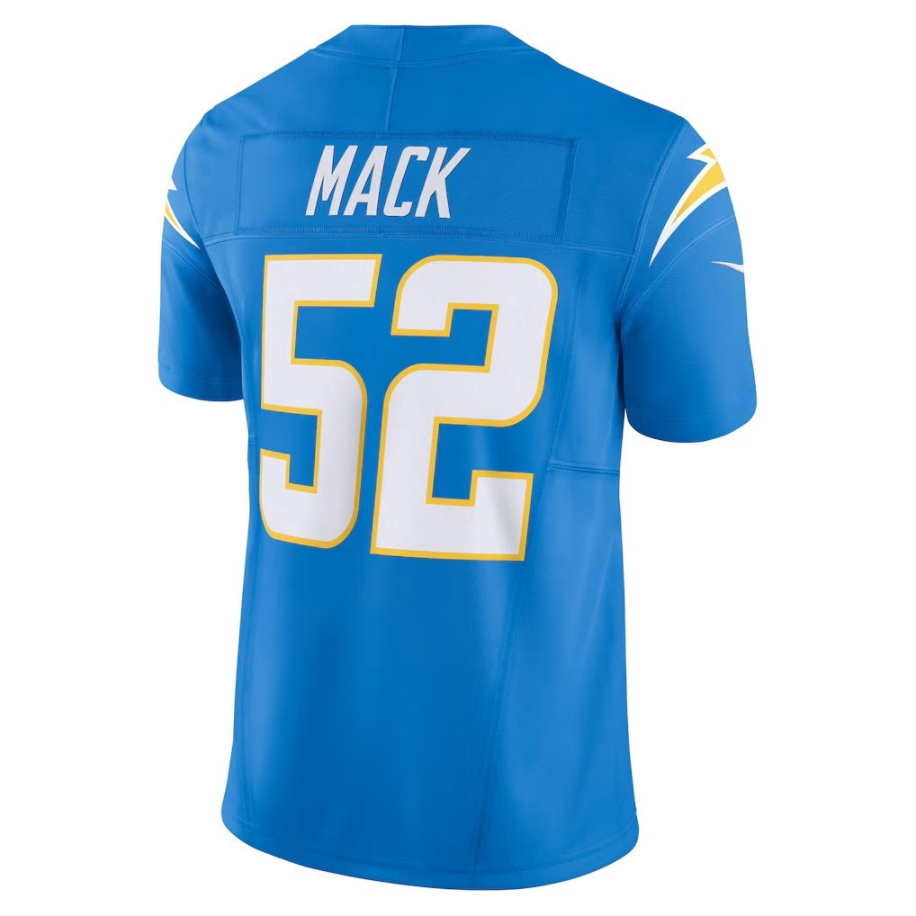 American Football Jersey | LA.Chargers #52 Khalil Mack Powder Blue Vapor F.U.S.E. Limited Jersey - image 1