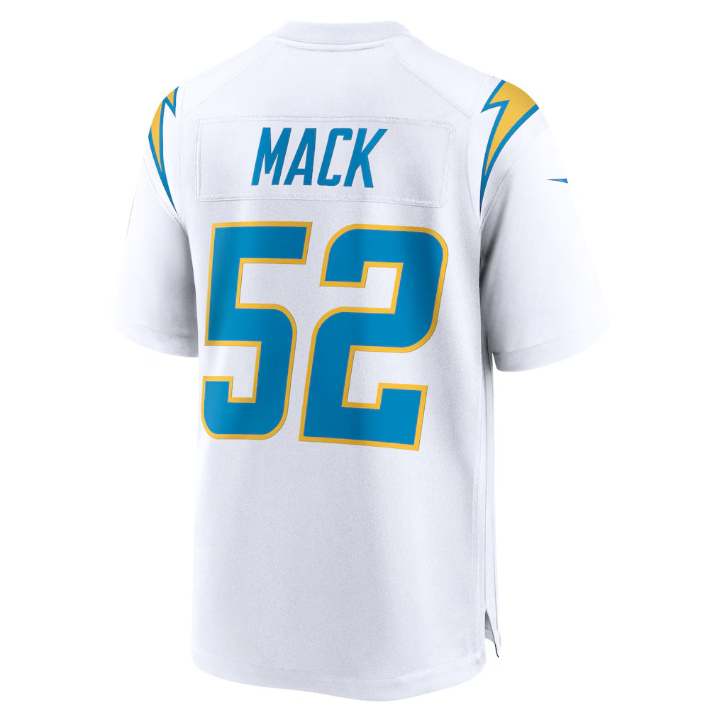 American Football Jersey | LA.Chargers #52 Khalil Mack White Game Jersey - image 1