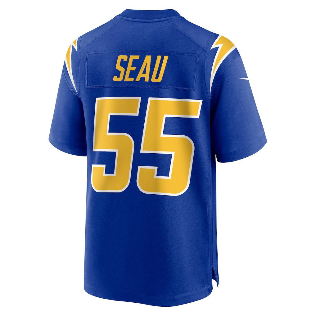 American Football Jersey | LA.Chargers #55 Junior Seau Royal Retired Player Alternate Game Marou - image 1
