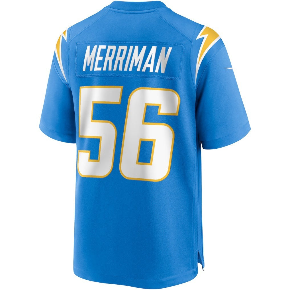 American Football Jersey | LA.Chargers #56 Shawne Merriman Powder Blue Game Retired Player Marou - image 1