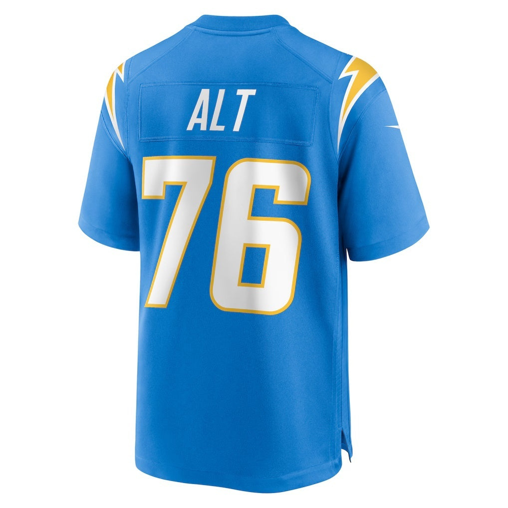 American Football Jersey | LA.Chargers #76 Joe Alt Powder Blue Player Game Jersey - image 1