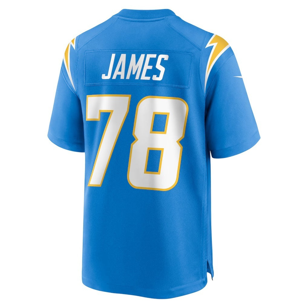 American Football Jersey | LA.Chargers #78 Andre James Powder Blue Team Game Marou - image 1