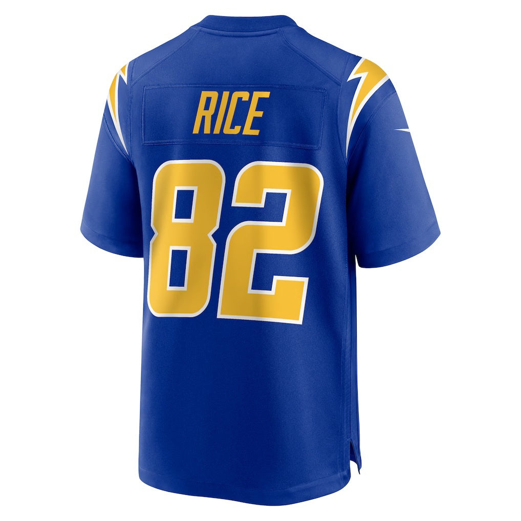 American Football Jersey | LA.Chargers #82 Brenden Rice Royal 2nd Alternate Game Player Marou - image 1