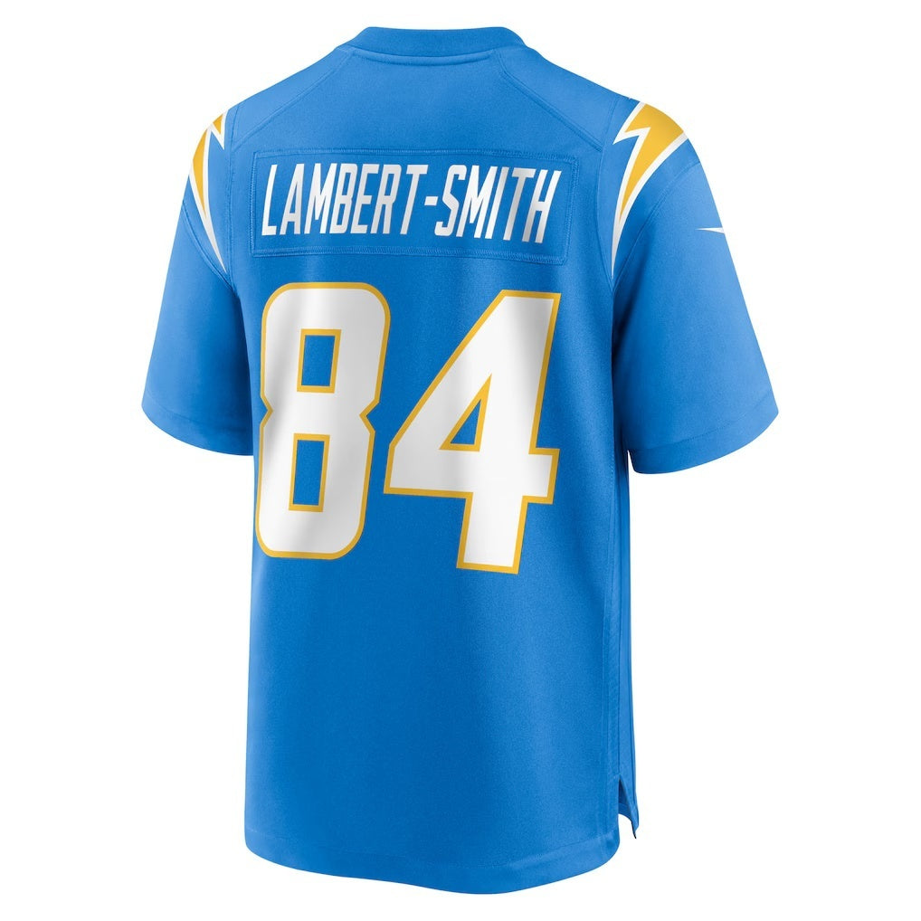 American Football Jersey | LA.Chargers #84 KeAndre Lambert-Smith Powder Blue Team Game Marou - image 1