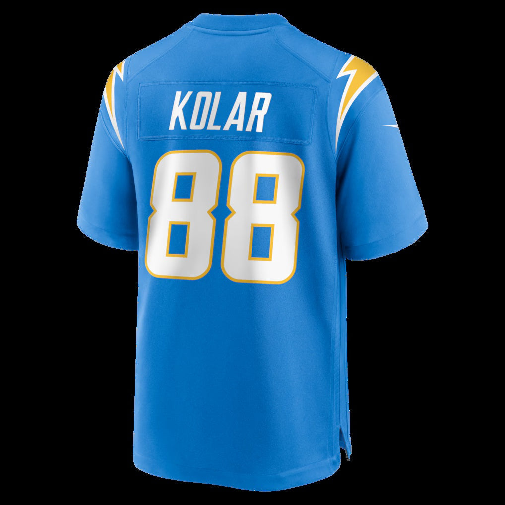 American Football Jersey | LA.Chargers #88 Charlie Kolar Powder Blue Team Game Marou - image 1