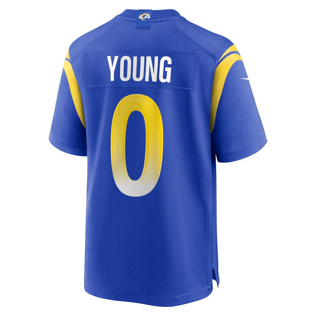 American Football Jersey | LA.Rams #0 Byron Young Royal Home Game Marou - image 1
